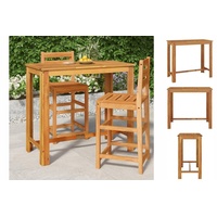 VidaXL Garten-Bartisch 120x60x105 cm Massivholz Akazie
