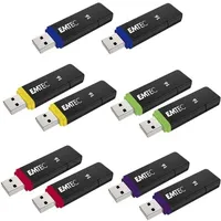 Emtec 10er-Pack USB-Stick »Flash Drives« rot, 1.2x0.6x5.4 cm