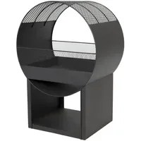 Buschbeck Feuerschale Porthole Ø 80 cm Schwarz