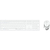 Rapoo 9850M DE-Layout, weiss (DE, Kabellos), Tastatur, Weiss