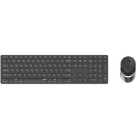 Rapoo 9850M Dunkelgrau QWERTZ Kabelloses Multi-Mode-Deskset
