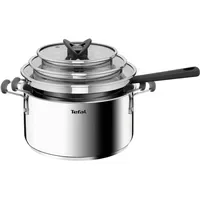 Tefal Opti'Space Topf-Set 6-tlg. Stielkasserolle 16 cm + Kochtopf