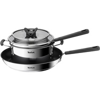 Tefal Opti'Space Kochgeschirr-Set - Inox 5-teilig
