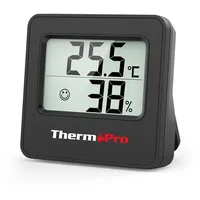 ThermoPro TP157 Mini Hygrometer Thermometer Innen 0.5°C Präzise Raumthermometer