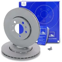 ATE Bremsscheibe belüftet für Seat Skoda VW