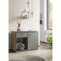 Schildmeyer Tiny Working Kommode 701834, Pistazie/Eiche Landhaus Dekor, 104,6