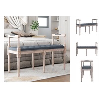 VidaXL Sitzbank Dunkelgrau 110x40x70 cm Samt