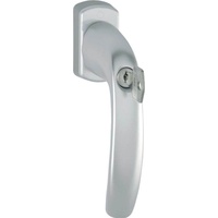 HOPPE Fenstergriff NY 0810S/U10 Alu.F9016/verkehrsweiß 32mm abschl.HOPPE