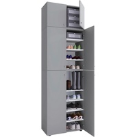 VCM Schuhschrank Lona XXL ca.70x223x39cm grau