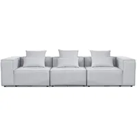 Home Deluxe Sofa VERONA 327 x 120 cm Hellgrau