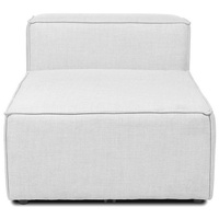 Home Deluxe Modulares Sofa VERONA Mittelsofa Hellgrau,
