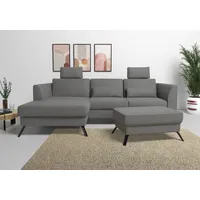Sit&more Ecksofa SIT & MORE "Olsen L-Form", grau, B:261cm