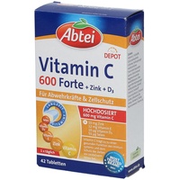 Perrigo Abtei Vitamin C 600 Forte Tabletten Titandioxidfr.