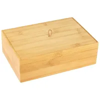 Schramm Schramm® Bambus Aufbewahrungsboxen mit Deckel rechteckig 3 Verschiedene