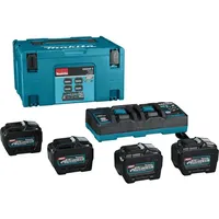 Makita accu startset XGT dc40rb 4xbl4080f