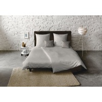 FLEURESSE Bettwäsche Colours, 100% Baumwolle, 3 teilig, Uni-Mako-Satin, superweich,
