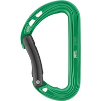Petzl Spirit Karabiner, Grün, U, Unisex Erwachsener