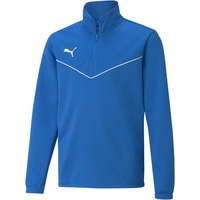Puma Teamrise 1/4 Zip Top Jr Electric Blue lemonade