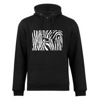 Cotton Prime® Kapuzensweatshirt Black & White Zebra Eye