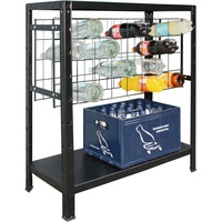 SCHULTE Regalwelt Weinregal für bis zu 32 Flaschen, 90x80x35