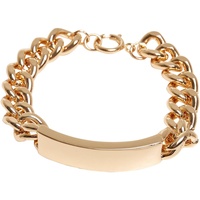URBAN CLASSICS Plate Bracelet gold, L/XL
