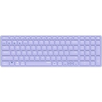 Rapoo E9700M Multi-mode Wireless Ultra-slim Keyboard violett, USB/Bluetooth, DE