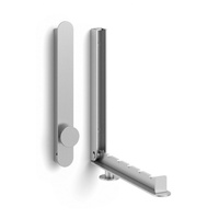 Zack Klapp-Garderobe Pletor Edelstahl
