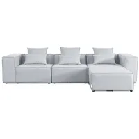 Home Deluxe Sofa VERONA XL Hellgrau,