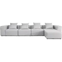 Home Deluxe Sofa VERONA XL Hellgrau