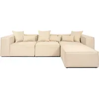 Home Deluxe Sofa VERONA L Beige - versch. Ausführungen