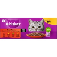 Whiskas Jumbo Pack 1+ Klassische Auswahl in Sauce Adult