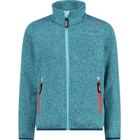 CMP - Knit-Tech-Jacke für Kinder, Acqua-Campari, 116