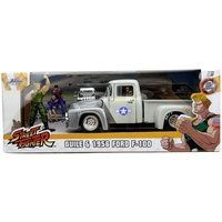Jada Street Fighter 1956 Ford Pickup 1:24 + Guile