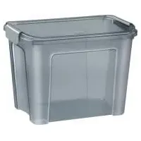 CEP Aufbewahrungsbox Shadow 18 Liter, transparent rauchgrau