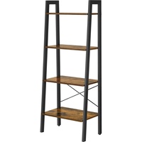 VASAGLE Bücherregal braun, schwarz 56,0 x 34,0 x 137,5