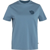Fjällräven Fox Boxy Logo Tee W, Dawn Blue, S