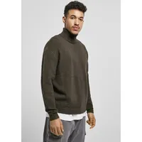 URBAN CLASSICS Oversized Roll Neck Pullover - Black -