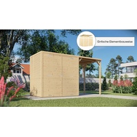 Konifera Beno 2 PLUS Fineline Flachdach", BxT: 373x170 cm
