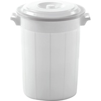 Kerbl Stefanplast Kerbl 3210249 Futtertonne weiß, mit Deckel, Aufbewahrungstonne