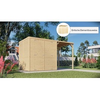 Konifera Beno 3 PLUS Fineline Flachdach", BxT: 373x211 cm