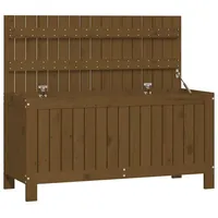 VidaXL Gartentruhe Honigbraun 108x42,5x54 cm Massivholz Kiefer