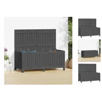 VidaXL Gartentruhe Grau 147x68x64 cm Massivholz Kiefer
