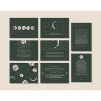 Nova MD Schönes Postkarten Set "Sei wie der Mond"