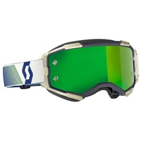 Scott Fury MX Goggle Cross/MTB Brille blau/grün/grün Chrom Works