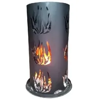 Lex Feuersäule Ø 80 cm Schwarz