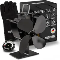 Falkenwerk Ofenventilator inkl. Handschuh + Thermometer