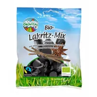 Ökovital Bio Lakritzmix, gegosene Starklakritz-Stücke