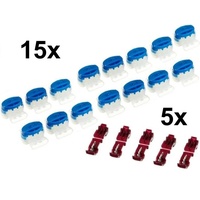 Genisys 15 Kabel Verbinder + 5 Anschlussklemmen kompatibel für