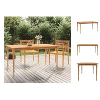VidaXL Batavia-Tisch 150x90x75 cm Massivholz Teak