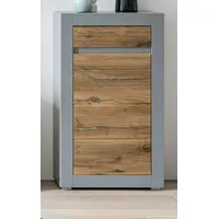 Furn.design Kommode in Platingrau matt und Zinneiche Wohn- und